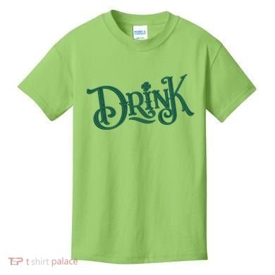 Drink St Patricks Day Festive Kids T-Shirt