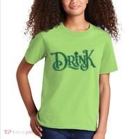 Drink St Patricks Day Festive Kids T-Shirt thumb 2