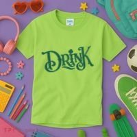 Drink St Patricks Day Festive Kids T-Shirt thumb 3