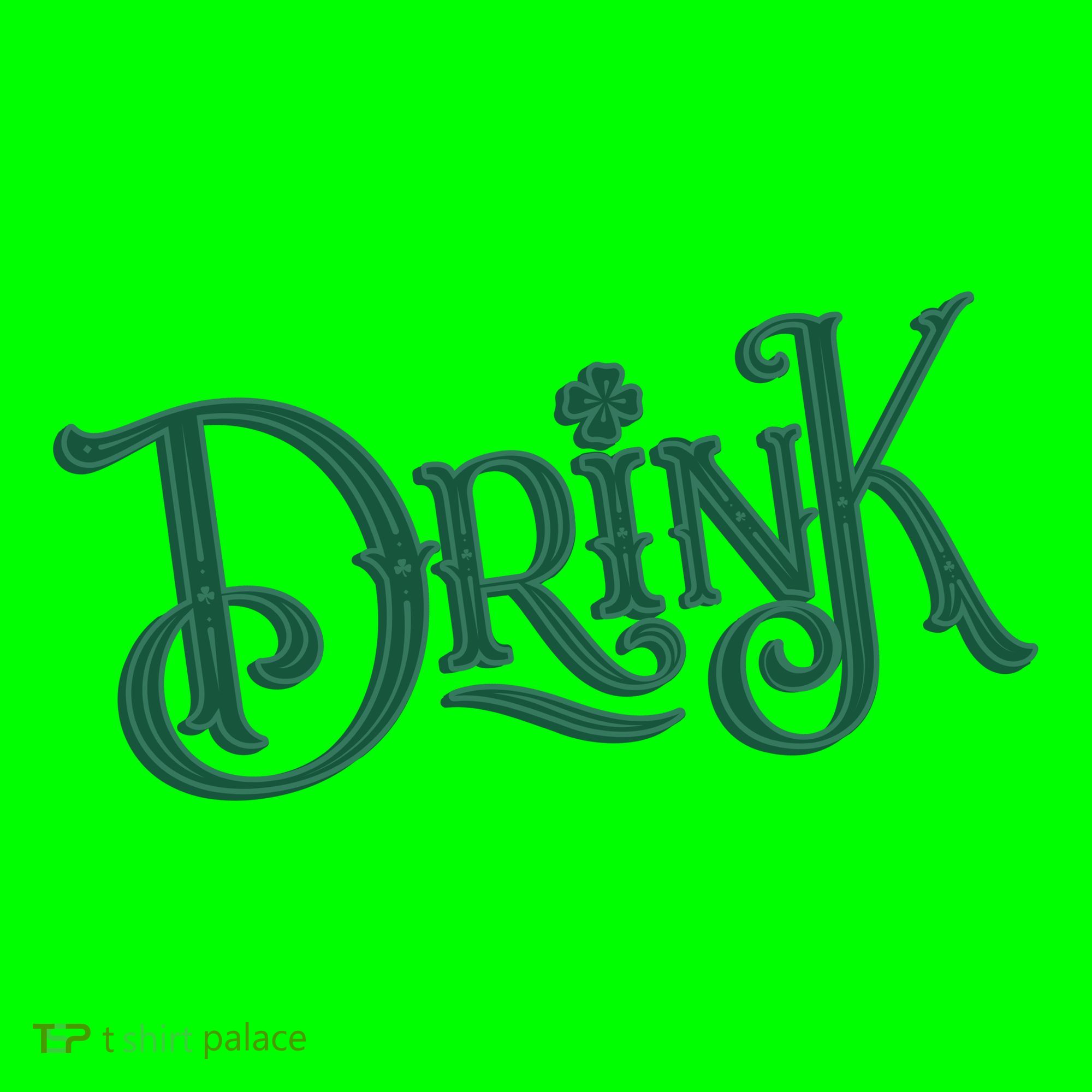 Drink St Patricks Day Festive Kids T-Shirt