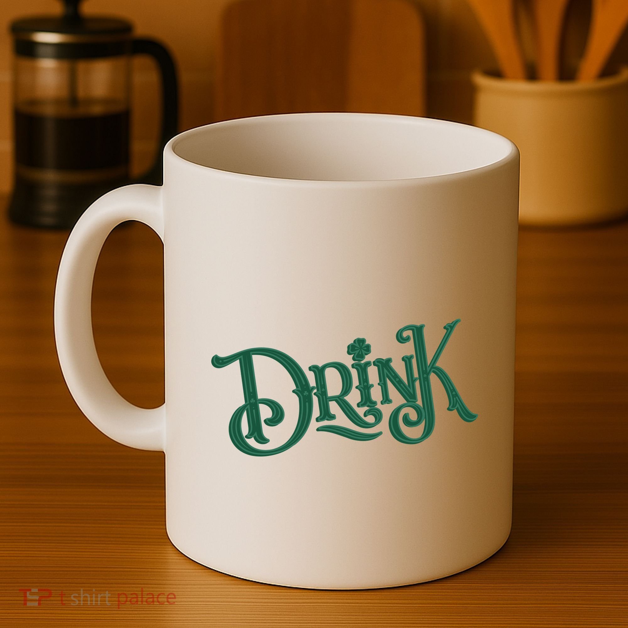 Drink St Patricks Day Festive Coffee Mug