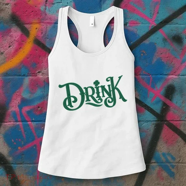 Drink St Patricks Day Festive Women's Tank Top