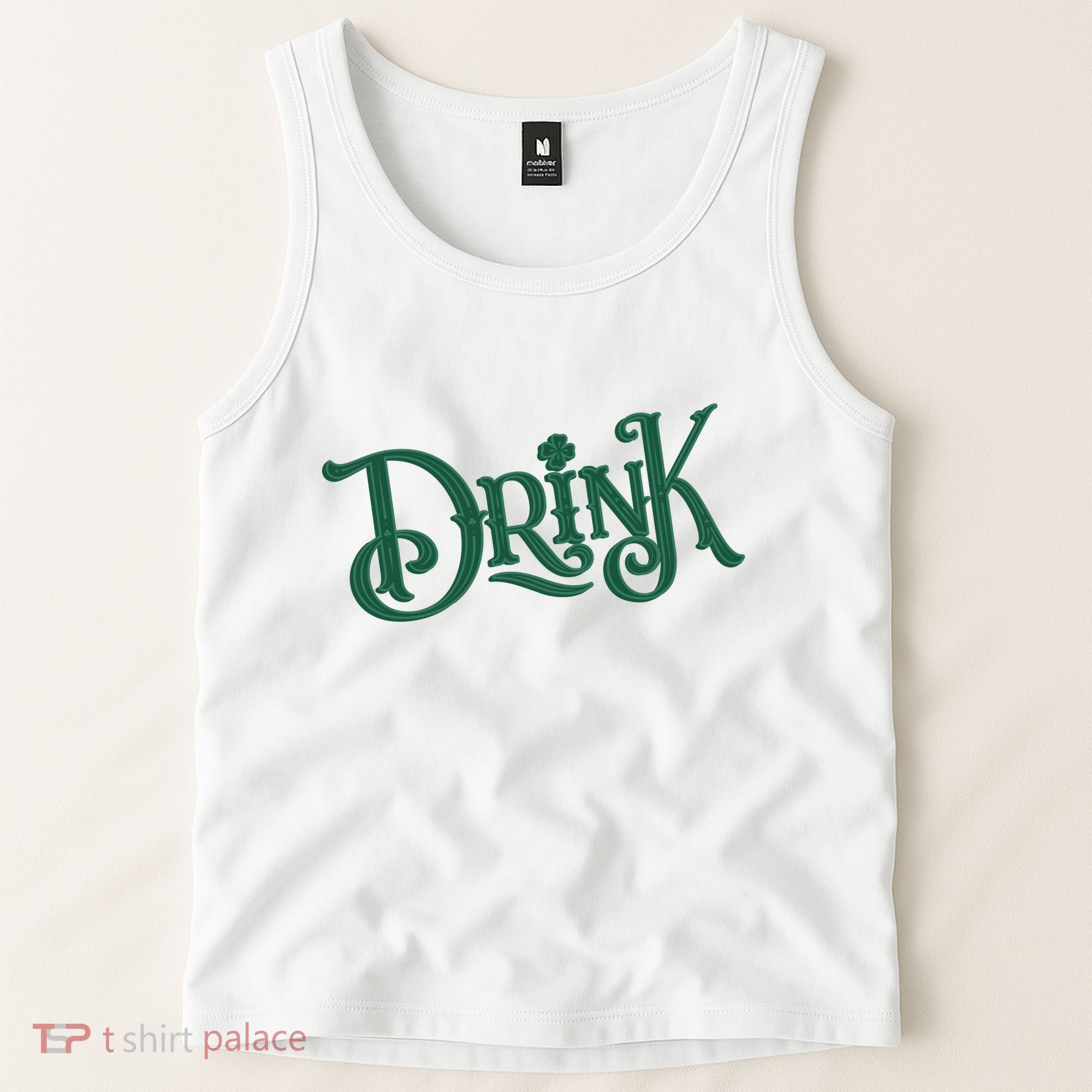 Drink St Patricks Day Festive Tank Top