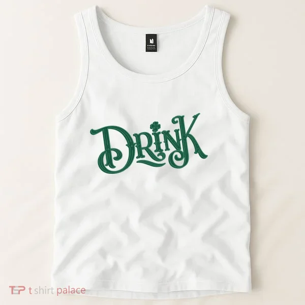 Drink St Patricks Day Festive Tank Top