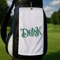 Drink St Patricks Day Festive Golf Towel thumb 2