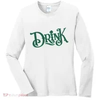 Drink St Patricks Day Festive Women's Long Sleeve Shirt thumb 0