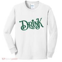 Drink St Patricks Day Festive Kids Long Sleeve Shirt thumb 0