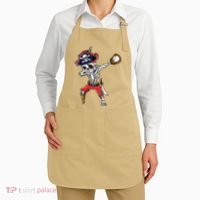 Dabbing Skeleton Pirate Baseball Ball Halloween Costume Apron thumb 2