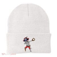 Dabbing Skeleton Pirate Baseball Ball Halloween Costume Beanie thumb 0
