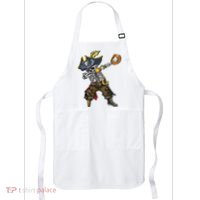 Dabbing Skeleton Pirate Baseball Lover Halloween Costume Apron thumb 0