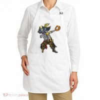 Dabbing Skeleton Pirate Baseball Lover Halloween Costume Apron thumb 2