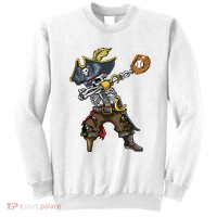 Dabbing Skeleton Pirate Baseball Lover Halloween Costume Sweatshirt thumb 0
