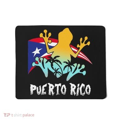 Distressed Style Puerto Rico Frog Gift Design Puerto Rico! Mousepad