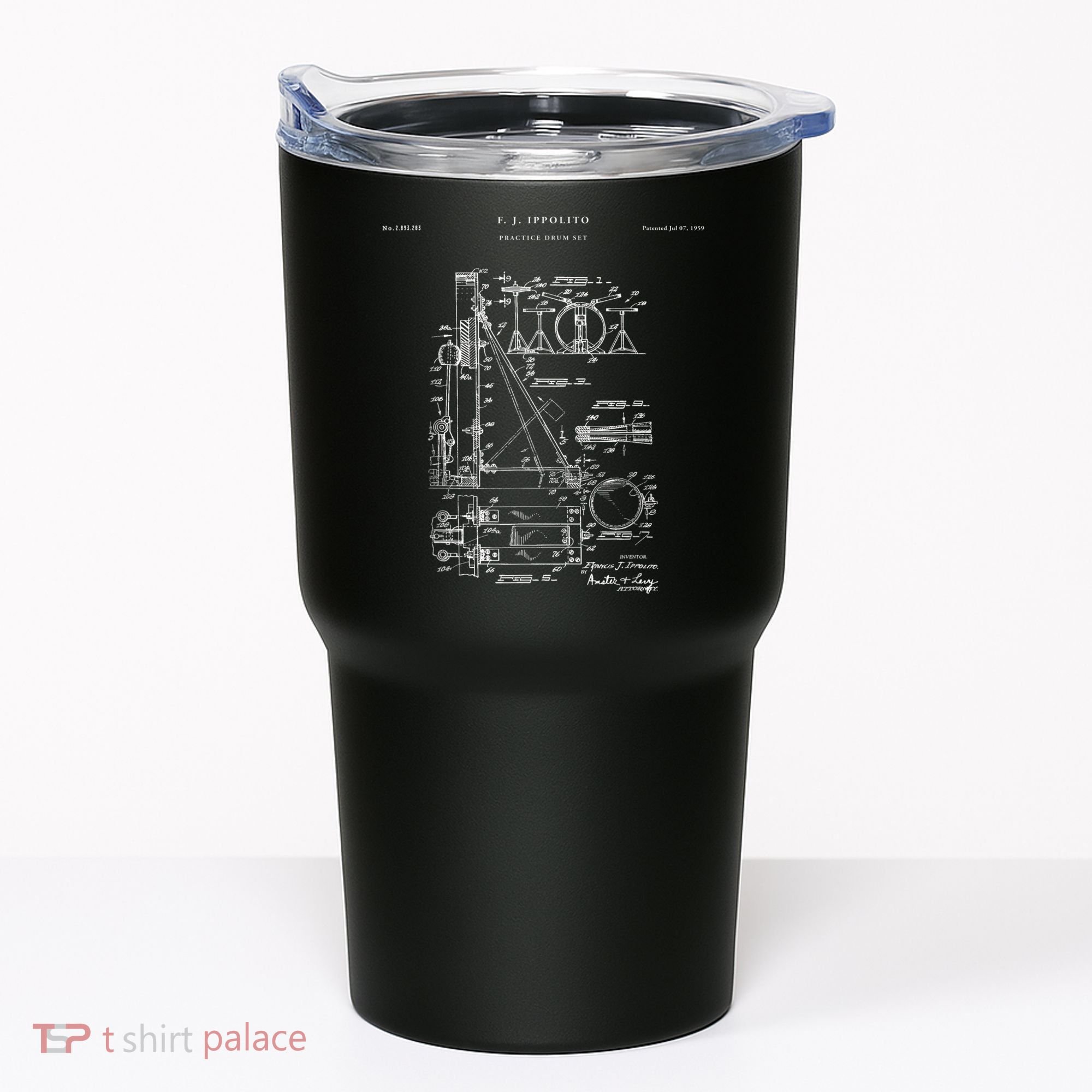 Drum Set Patent Percussion Tumbler