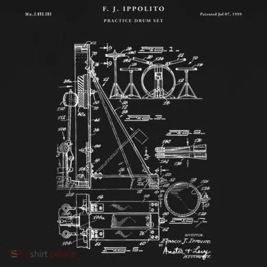 Drum Set Patent Percussion Mousepad