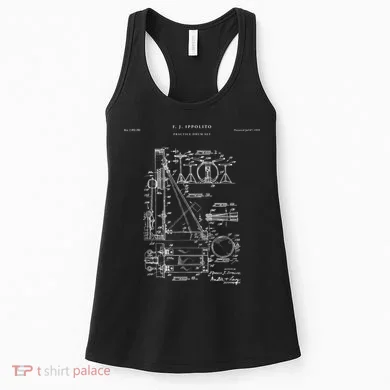 Drum Set Patent Percussion Women's Tank Top