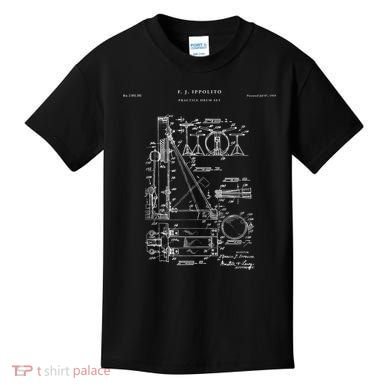 Drum Set Patent Percussion Kids T-Shirt