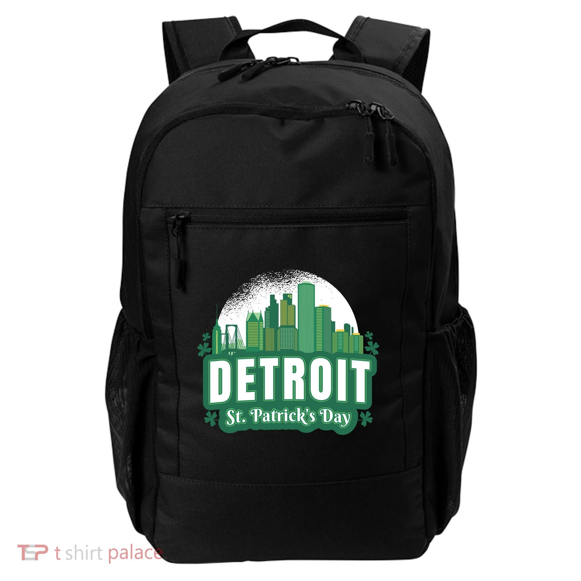 Detroit St Patricks Day Backpack