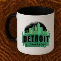 Detroit St Patricks Day Coffee Mug thumb 2