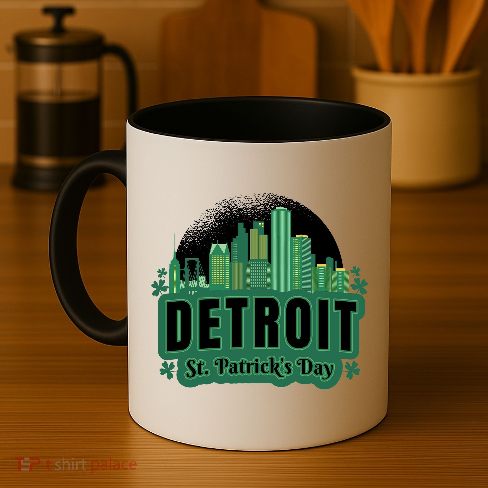 Detroit St Patricks Day Coffee Mug