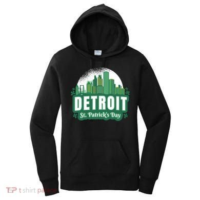 Detroit St Patricks Day Women's Hoodie