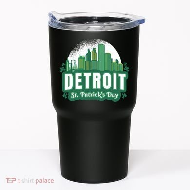 Detroit St Patricks Day Tumbler