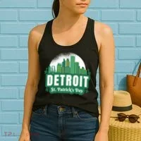 Detroit St Patricks Day Women's Tank Top thumb 2