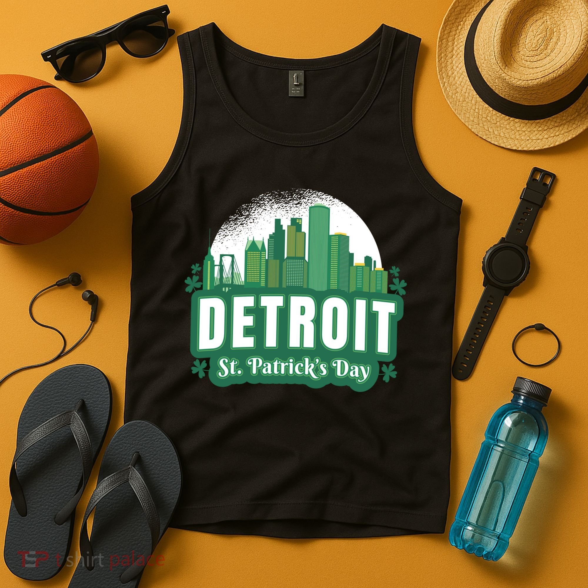 Detroit St Patricks Day Tank Top
