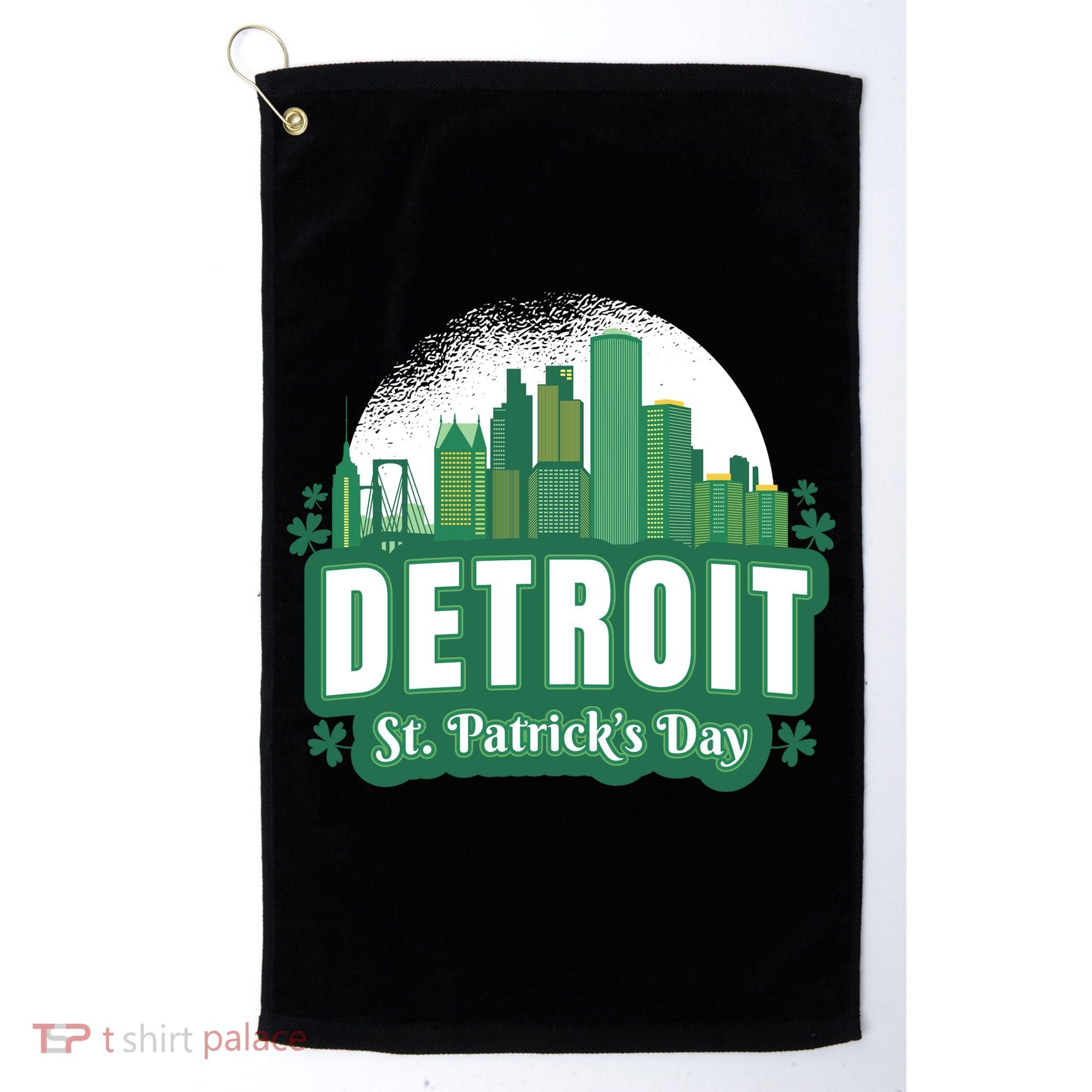 Detroit St Patricks Day Golf Towel
