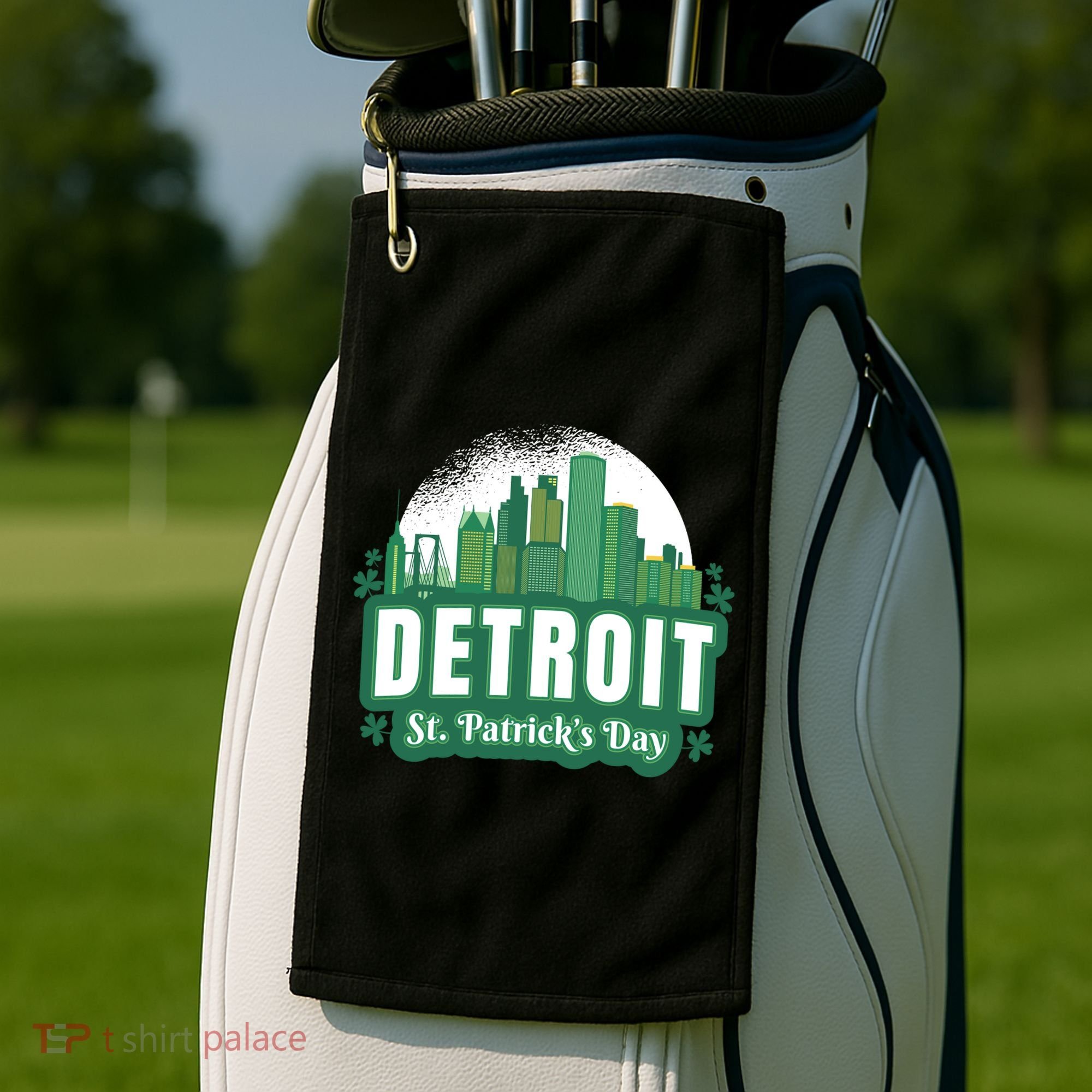 Detroit St Patricks Day Golf Towel