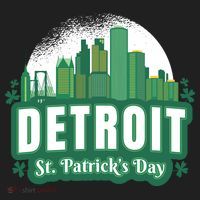 Detroit St Patricks Day Golf Towel thumb 3