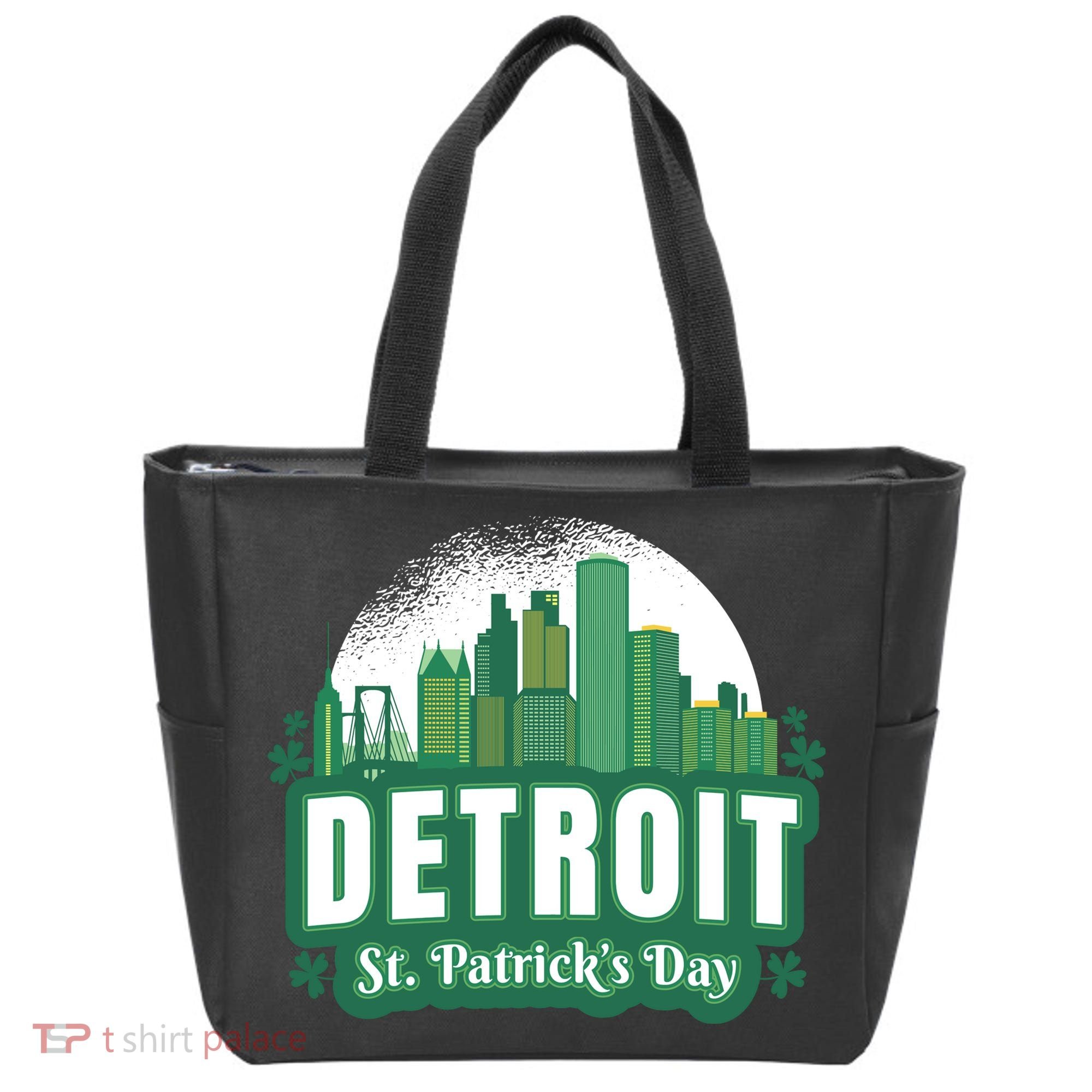 Detroit St Patricks Day Tote Bag