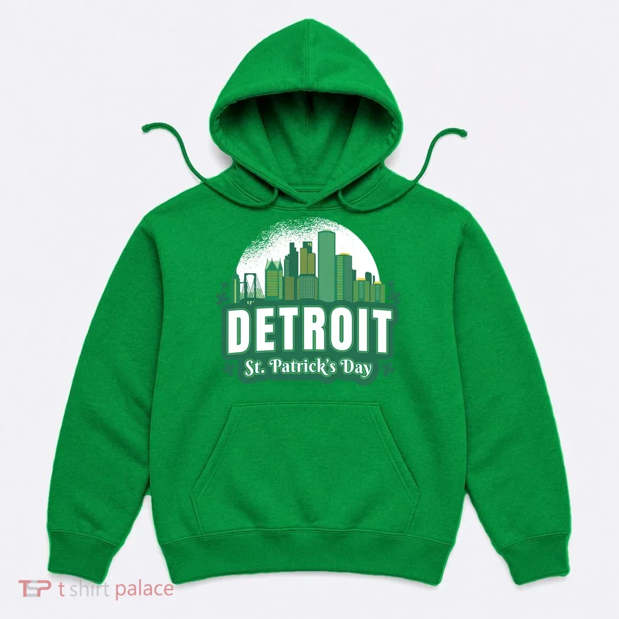 Detroit St Patricks Day Hoodie