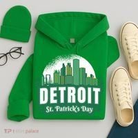 Detroit St Patricks Day Hoodie thumb 4