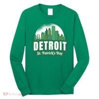 Detroit St Patricks Day Long Sleeve Shirt thumb 0