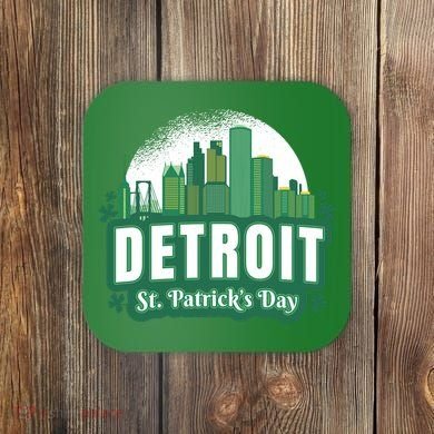 Detroit St Patricks Day Coaster