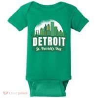 Detroit St Patricks Day Baby Bodysuit thumb 0