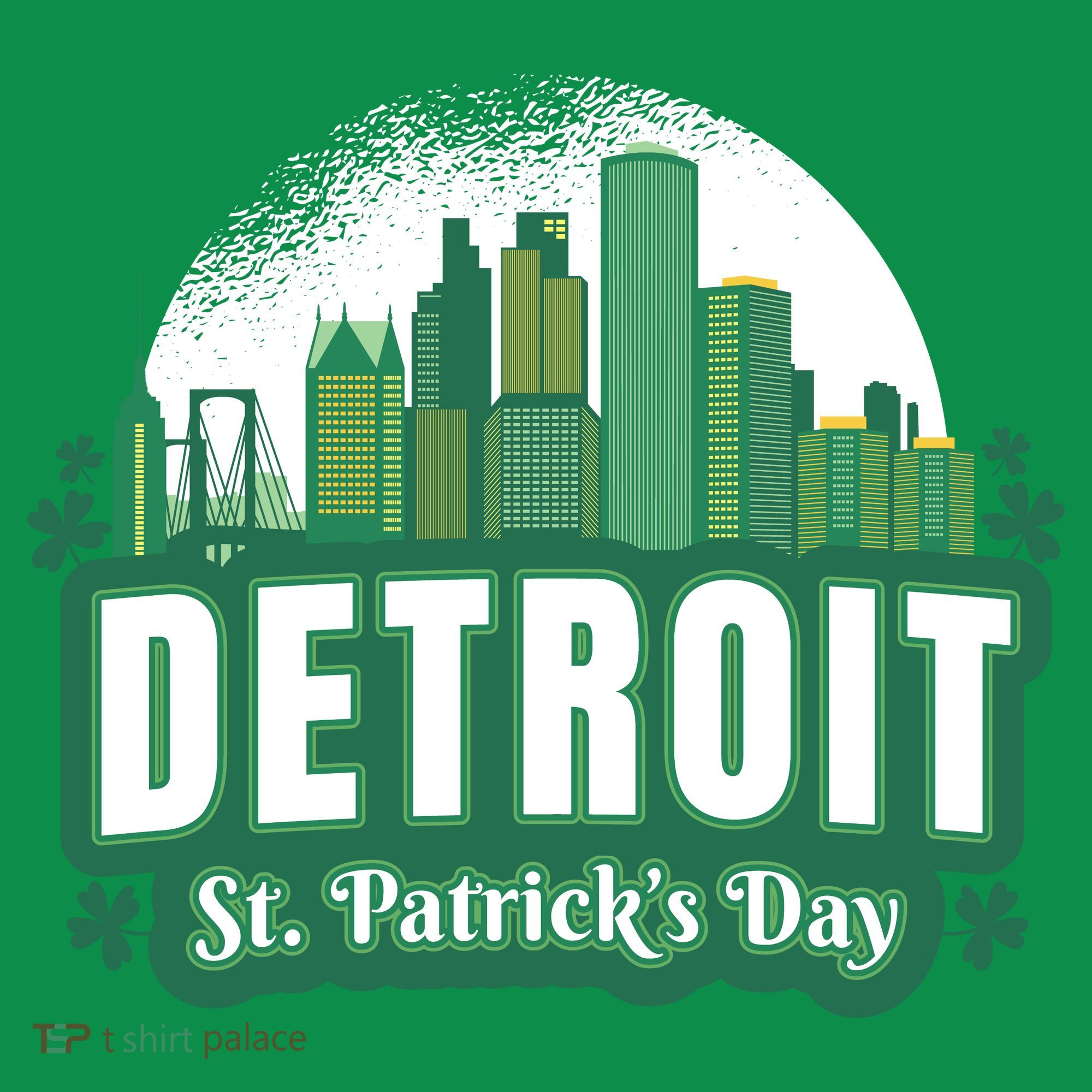 Detroit St Patricks Day Women's Long Sleeve Shirt