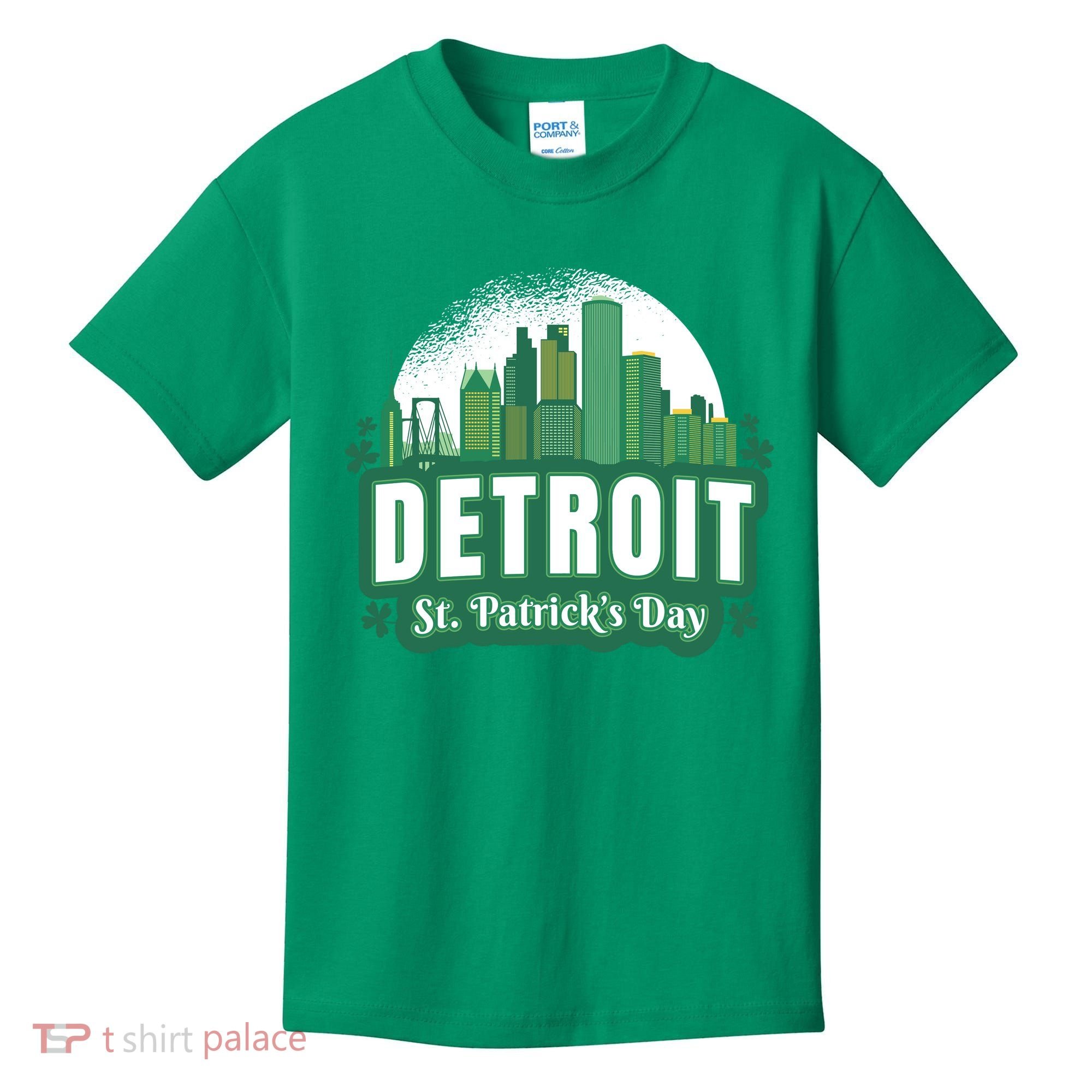 Detroit St Patricks Day Kids T-Shirt