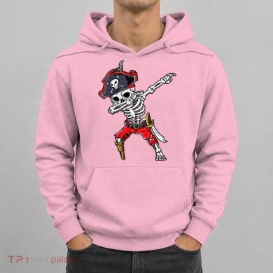 Dabbing Skeleton Pirate Halloween Hoodie