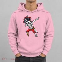 Dabbing Skeleton Pirate Halloween Hoodie thumb 0
