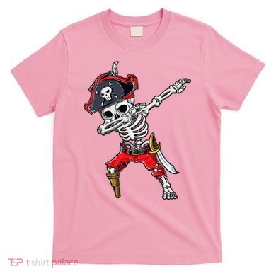 Dabbing Skeleton Pirate Halloween T-Shirt