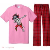 Dabbing Skeleton Pirate Halloween Pajama Set thumb 0