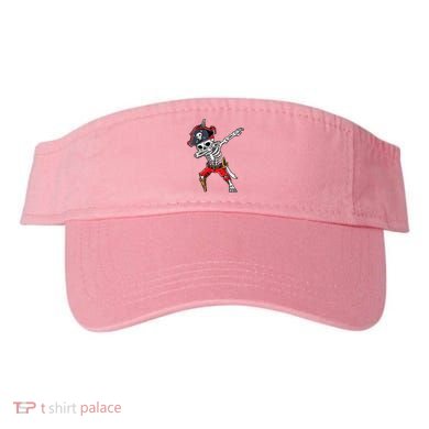 Dabbing Skeleton Pirate Halloween Visor