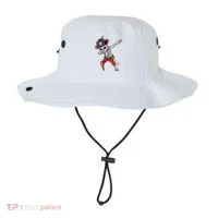 Dabbing Skeleton Pirate Halloween Bucket Hat thumb 0