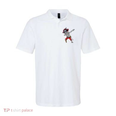 Dabbing Skeleton Pirate Halloween Polo
