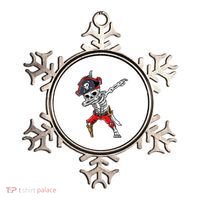Dabbing Skeleton Pirate Halloween Ornament thumb 0