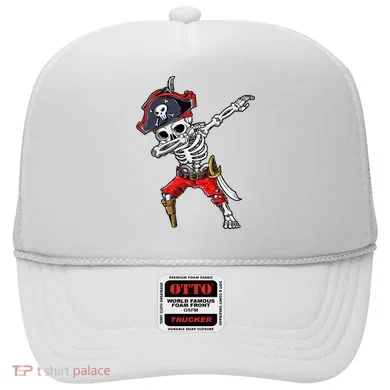 Dabbing Skeleton Pirate Halloween Hat