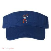 Dabbing Skeleton Pirate And Basketball Ball Halloween Costume Cute Gift Visor thumb 0