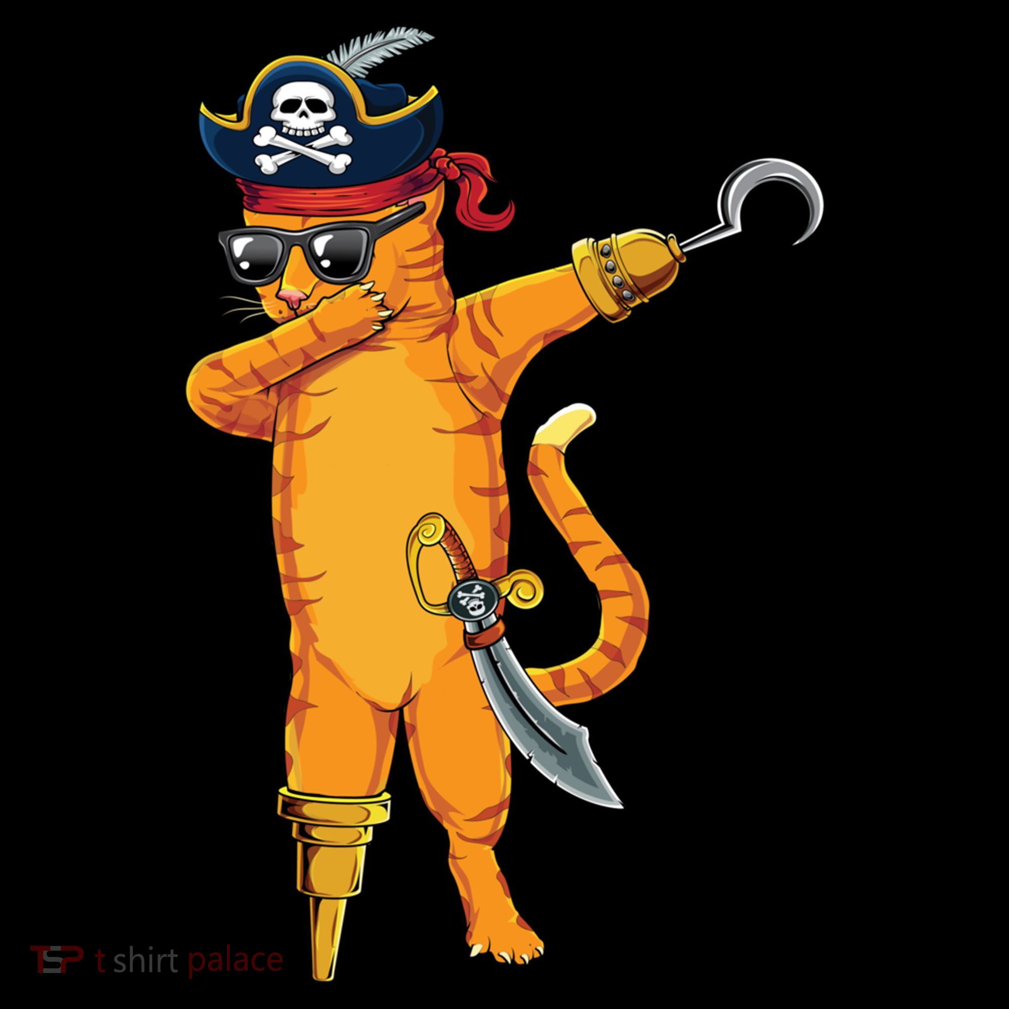 Dabbing Spooky Pirate Cat Halloween Costume Great Gift Coffee Mug